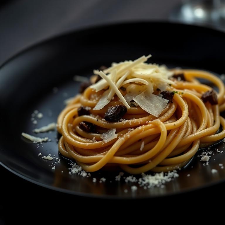Pâtes crème truffe