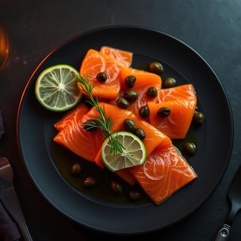 Carpaccio de saumon
